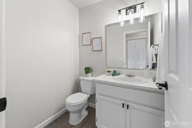 Main floor powder bath