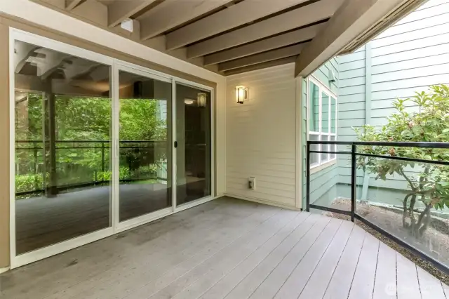 Very private with no one else in view.