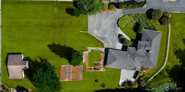 Outbuildings and gardens