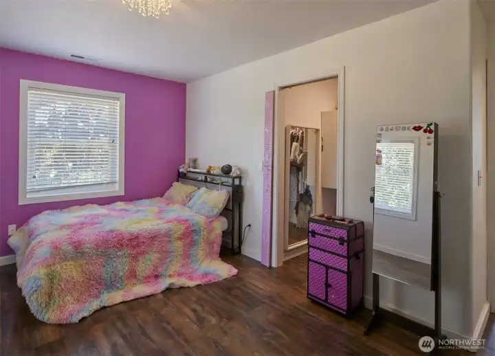 3rd bedroom with a walk-in closet