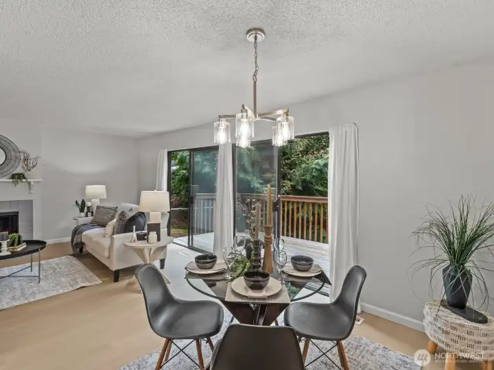 The flow of this thoughtfully designed layout is perfect.