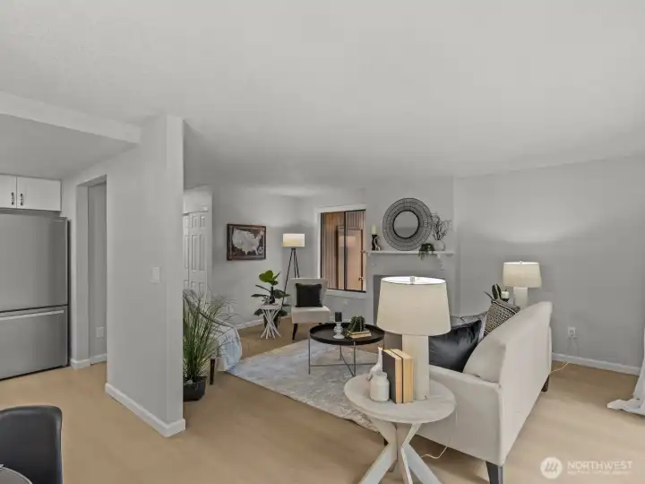 Fresh interior paint, new baseboard trim and fabulous luxury vinyl flooring make this condo a turnkey gem.
