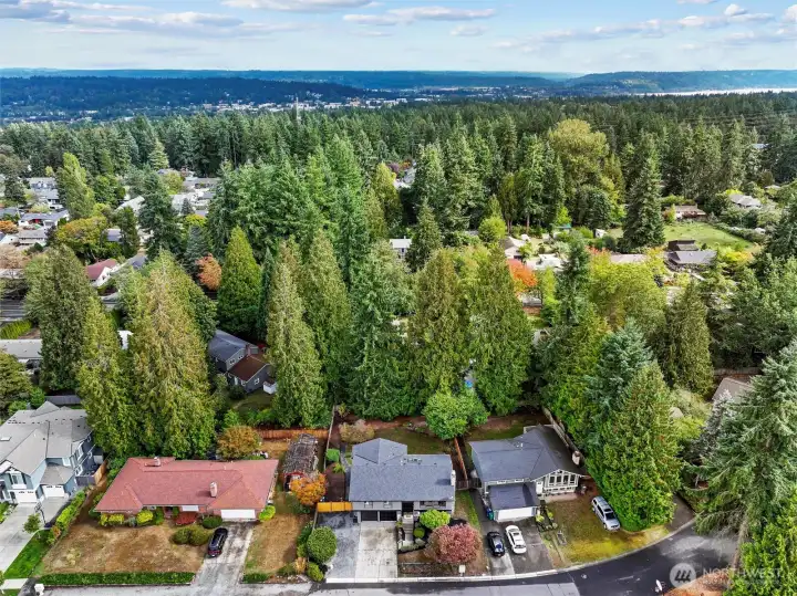 Aerial View of home