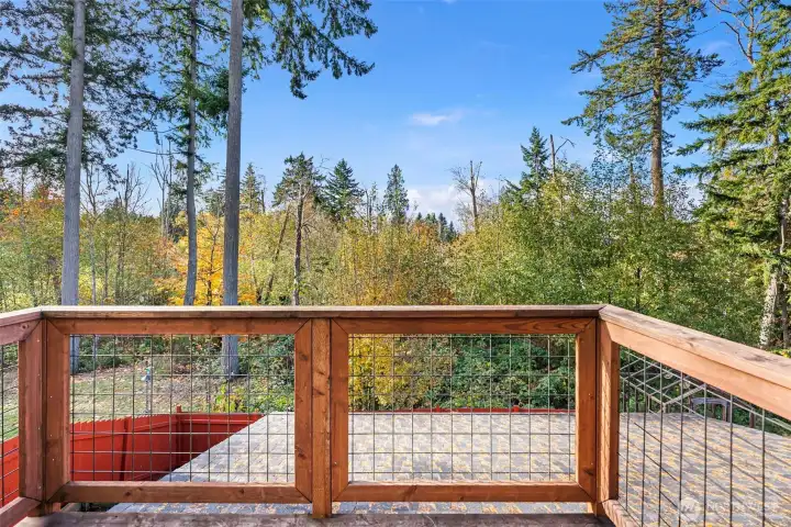 View from the Deck off the Second Floor