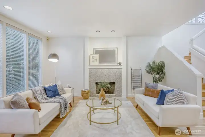 Beautifully staged throughout the home.