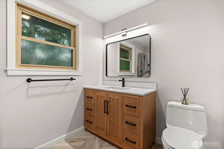 Bathroom vanity detail