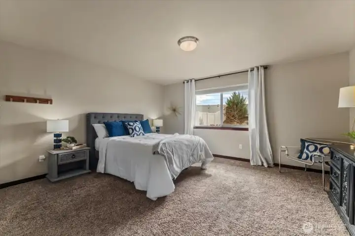 Large primary suite.