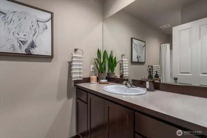 Guest full bathroom.