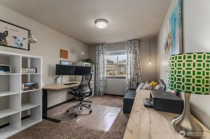 Second bedroom currently used as an office.