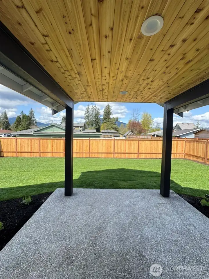 Back patio
