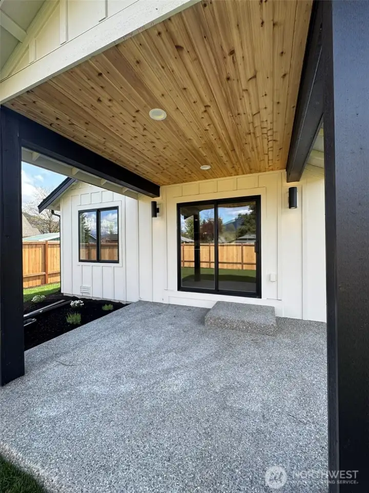 Covered patio