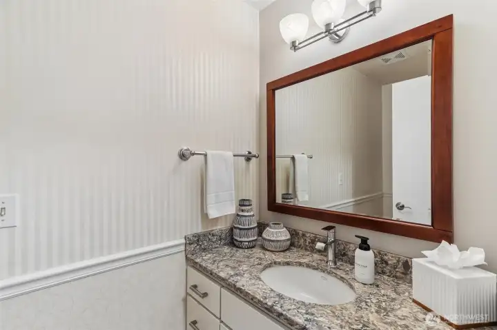 Updated powder room.