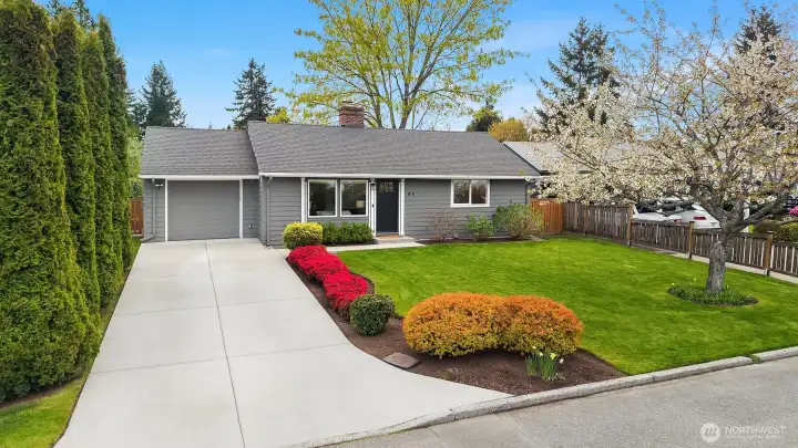 Driveway & garage parking.