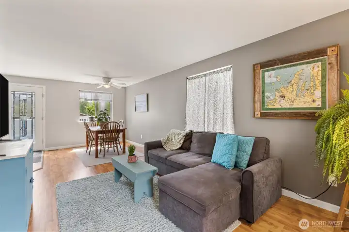 Open concept floorplan