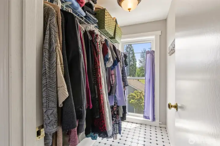 Large walk-in closet
