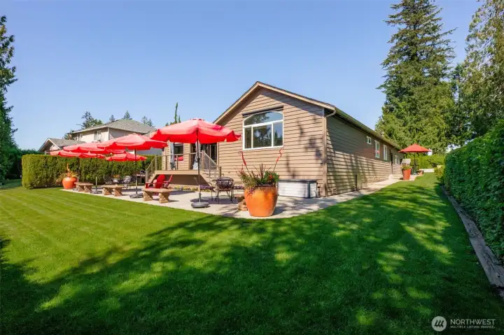Views of your home from the back corner of your back yard