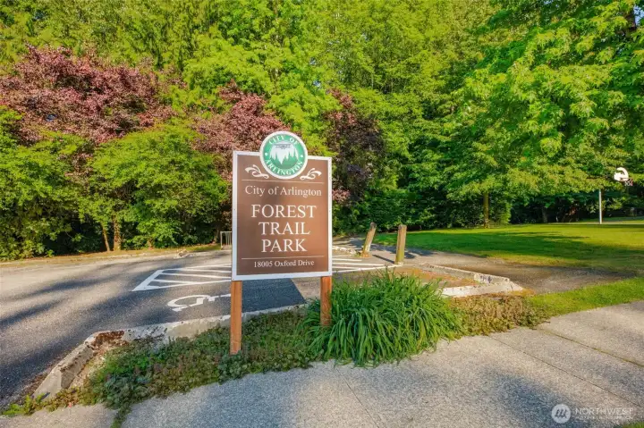 City of Arlington Forest Trail Community Park - one of many areas to enjoy in the Gleneagle community