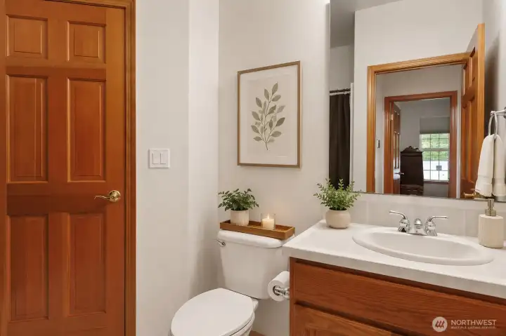 Bedroom 2/office attached bath