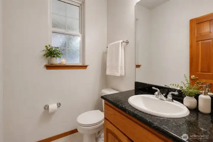 Main floor powder bath