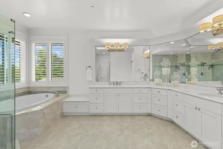 Large primary bathroom Large primary bathroom