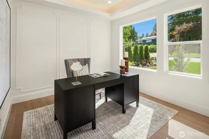 Designated den & dining room Designated den & dining room