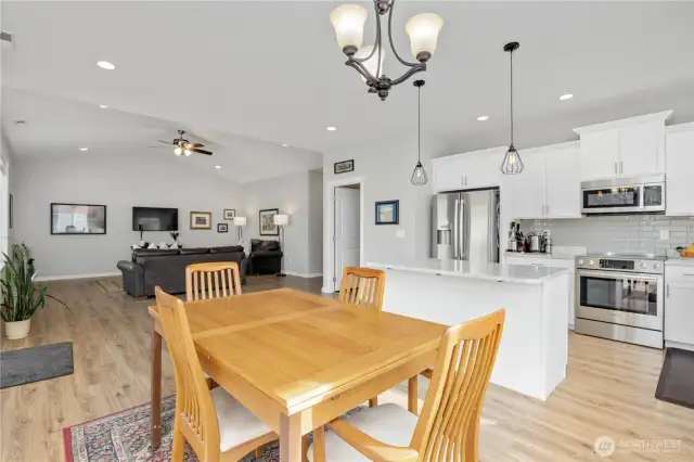 Ample dining