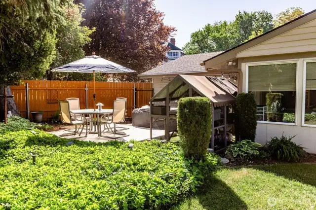 Back Yard Patio area