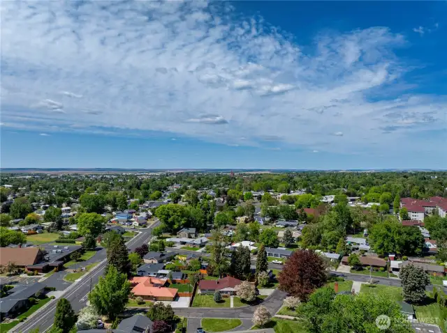 Aerial View Looking N