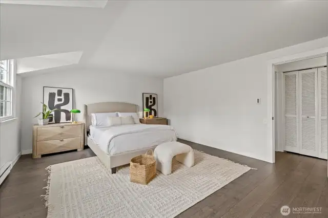 with Vaulted ceilings...