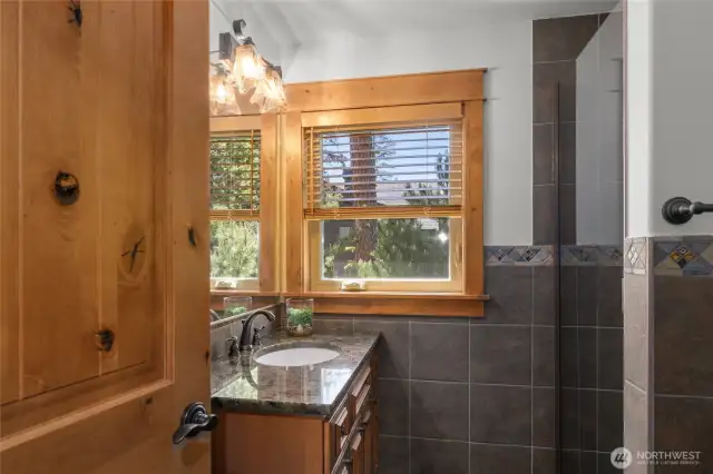Thoughtful floorplan includes 3/4 bath allocated for the upstairs bonus, theater, bunk room.