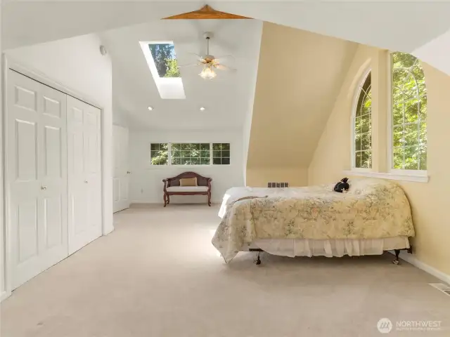 3rd spacious bedroom with large closet