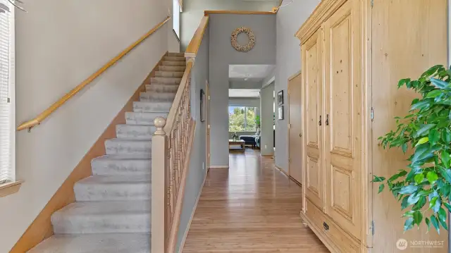Stairs across from Entry