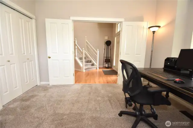 French door entry to the Office.