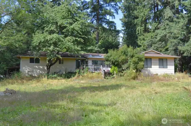 Back of the home