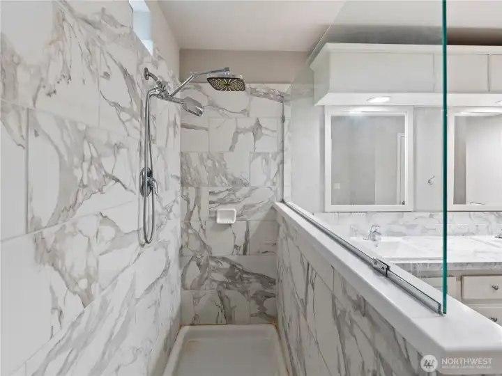 Walk in shower