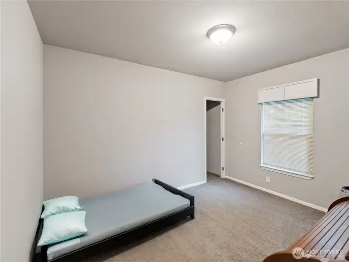 bedroom #1 with south facing windows