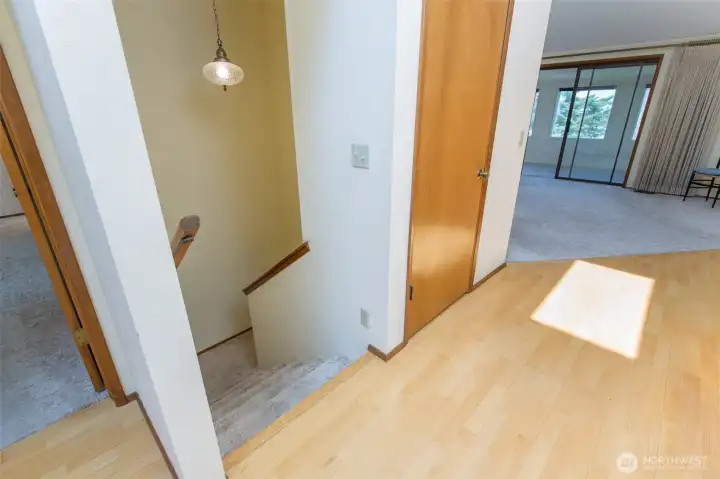 Stairs to basement