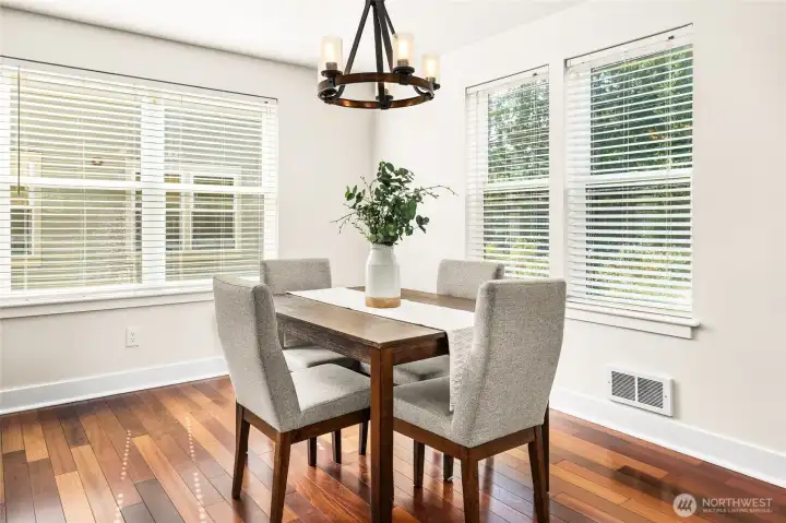 A corner unit, so bright and uplifting.