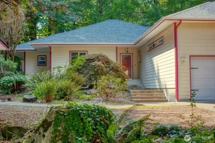 1,412 sf solidly built rambler with 2 BRs, 2.5 baths, 572 sf attached garage and 576 sf detached shop - all in SUPER convenient location.