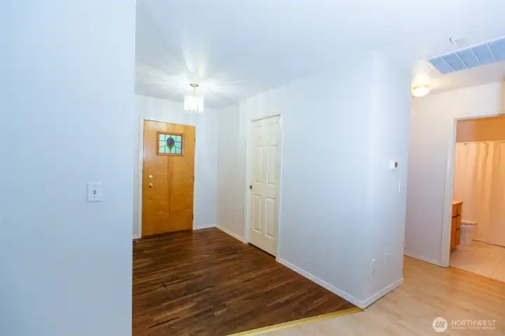 Original hardwoods in entry; easy-care laminate flows through much of the rest of the home.