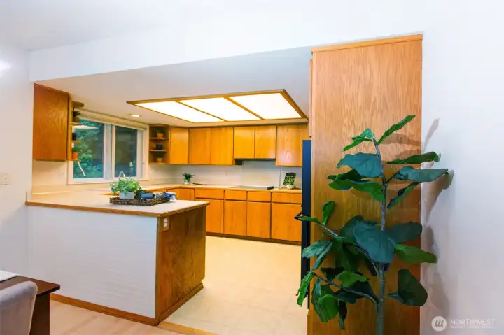 Great sized kitchen with wonderful layout.