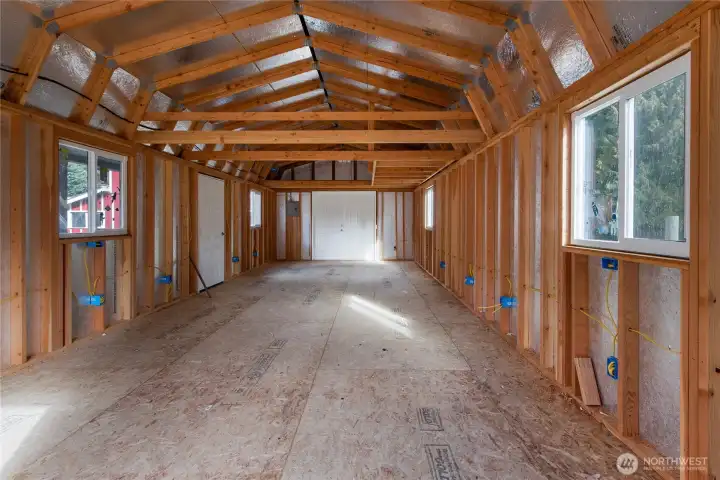 electricity roughed in