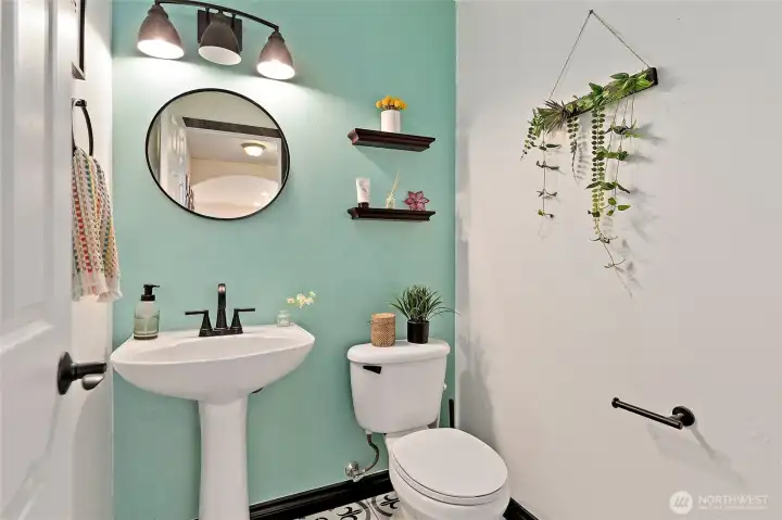 Half bath on main floor