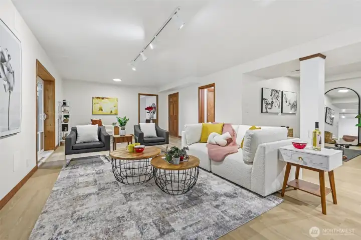 Lower level family room