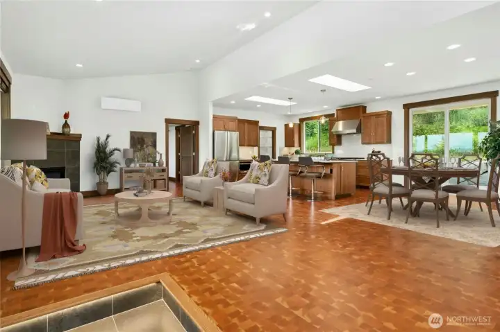 Seamless Open Spaces...creating ease of movement & flow