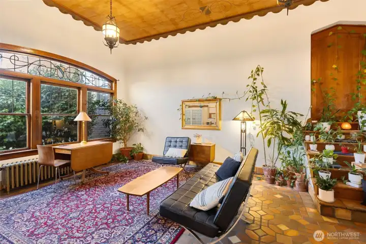 Olympus Manor Co-op has great gathering spaces.