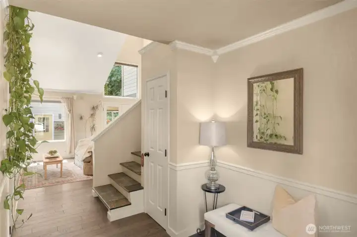 Lovely front entry into your new home!