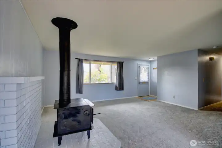 Living room looking towards front door.