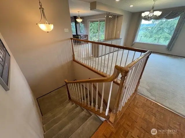 Stairway to lower level