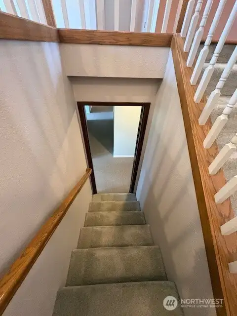 Stairway to lower level